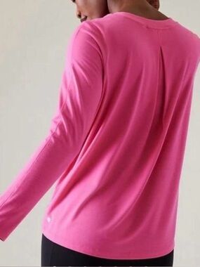 Athleta Move With Ease Top, Medium, Pink